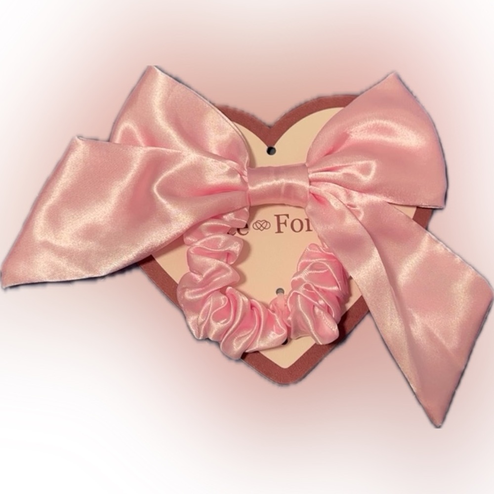 Knotted Bow Hair Scrunchie